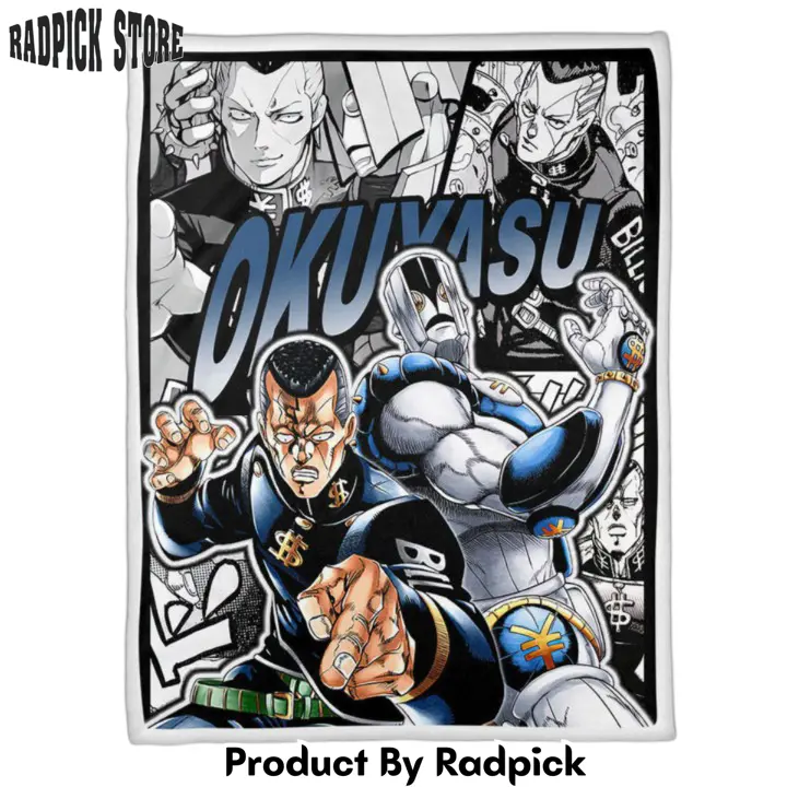 Okuyasu nijimura blanket custom jjba anime  rp0154437